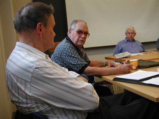 From left: Eldon Hall, Dave Hanley and Ed Duggan.